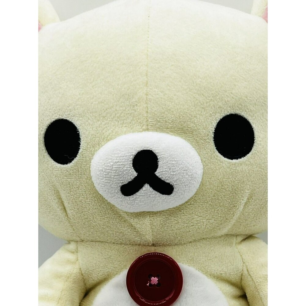 Rilakkuma Korilakkuma Plush Doll San X 2018 Cream Bear Kawaii‎ Japan 13 inch - Picture 2 of 8